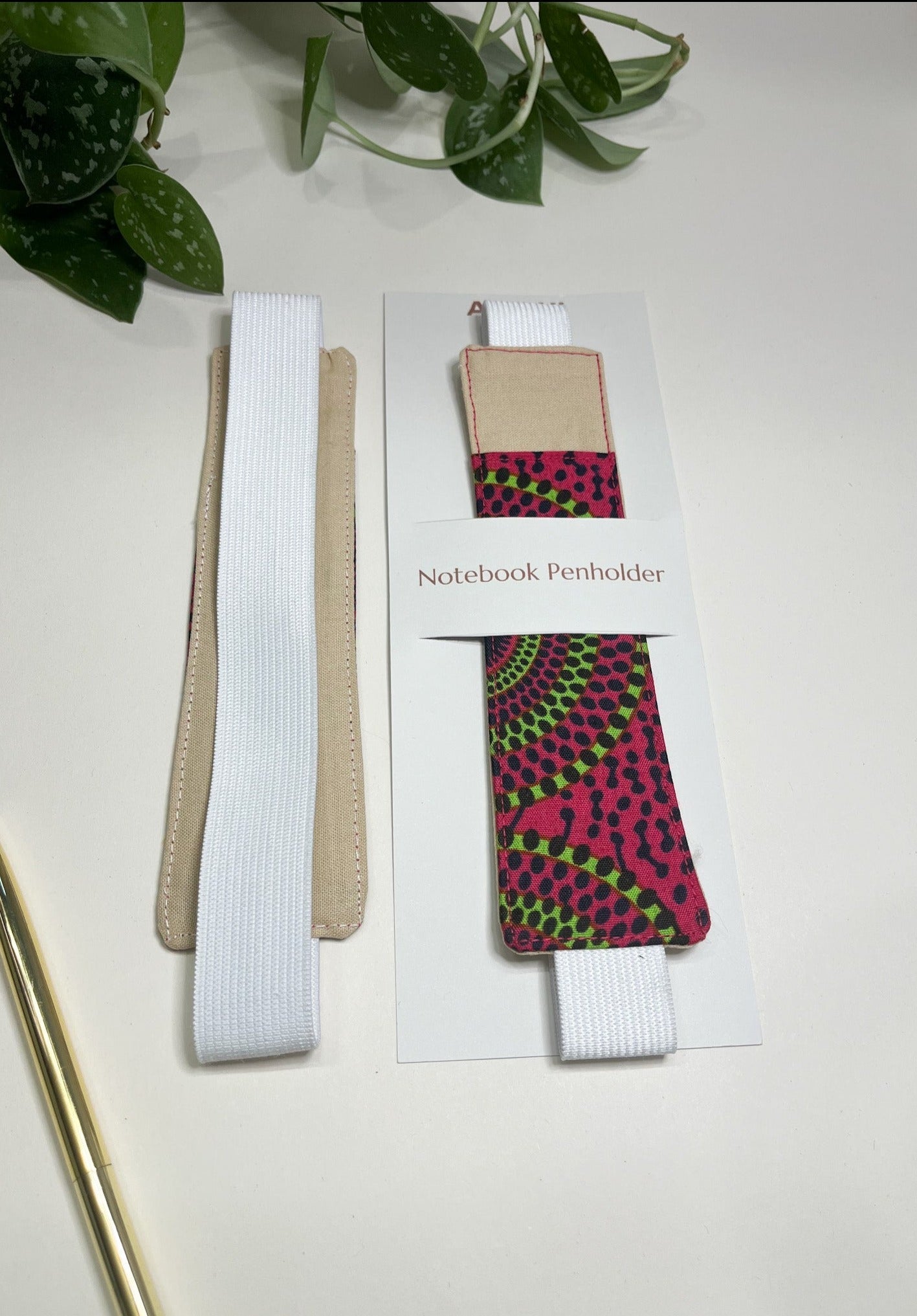 Pink Notebook Pen Holder (A5 Fit) - AmayiUK