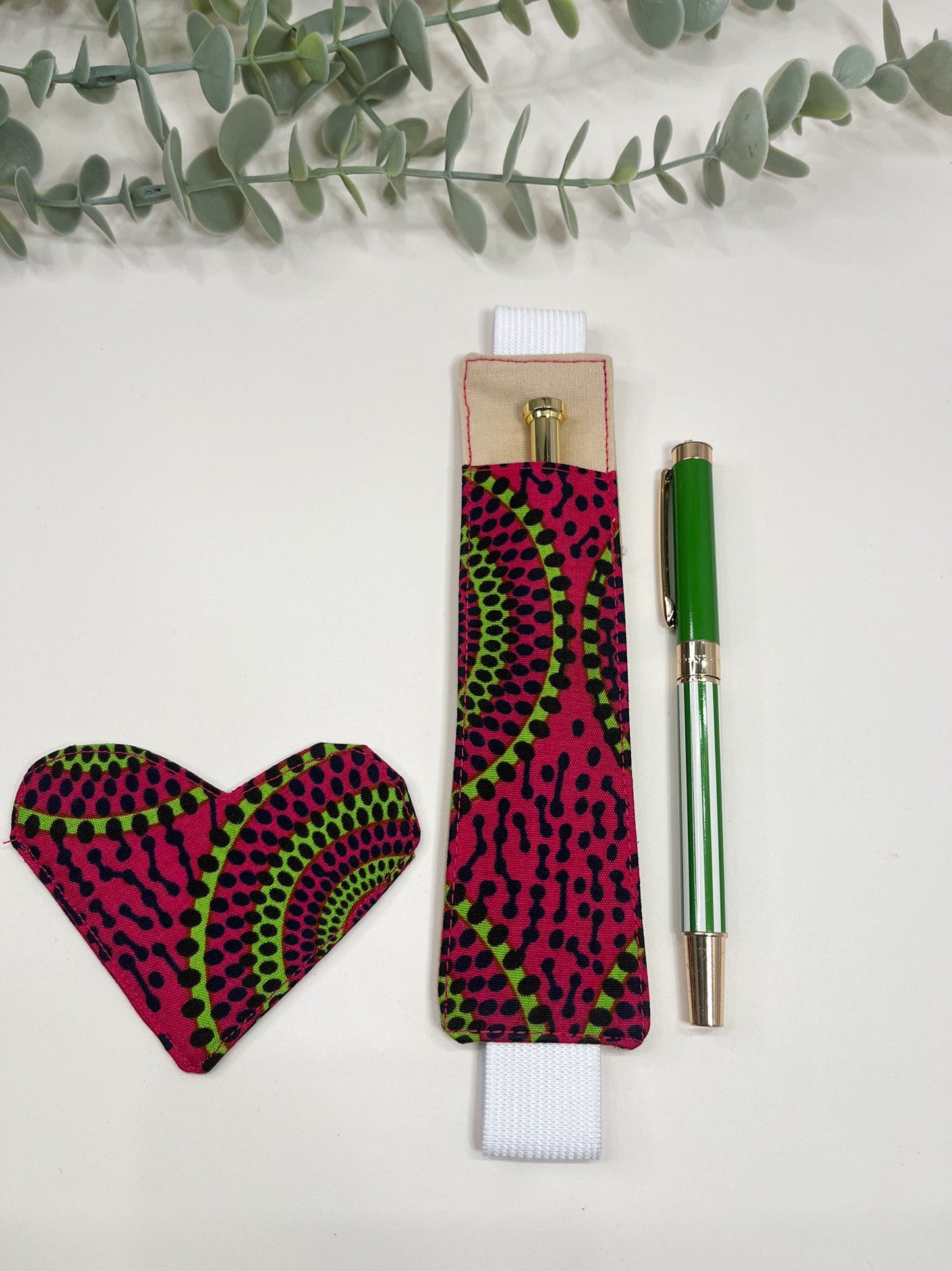 Pink Notebook Pen Holder (A5 Fit) - AmayiUK