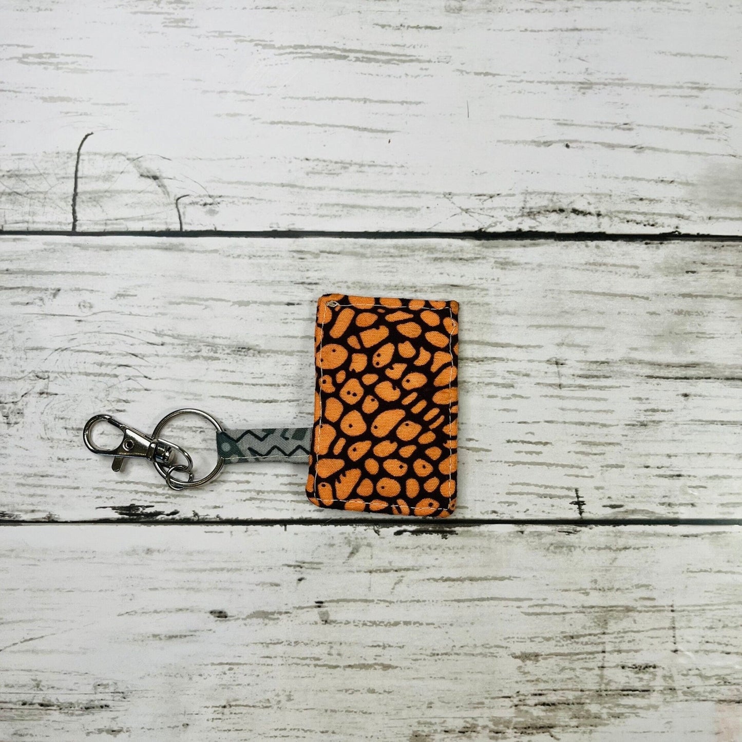 Trolley Coin keyring | African Print Coin Keyring | Pound Coin Holder | Trolley Token pouch - AmayiUK