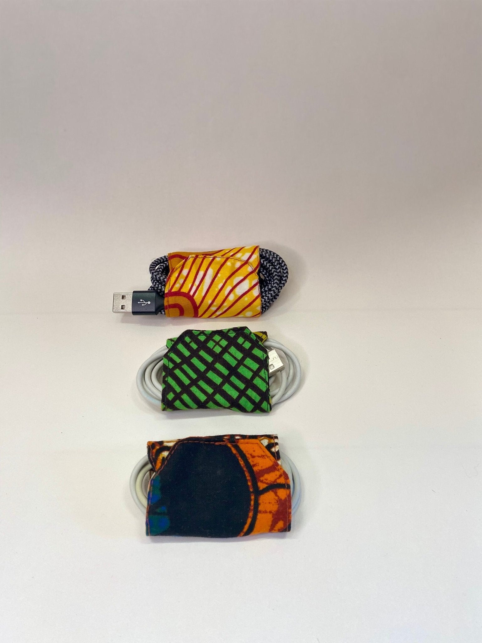 African Print Cable Organiser, Cable Tidy - AmayiUK