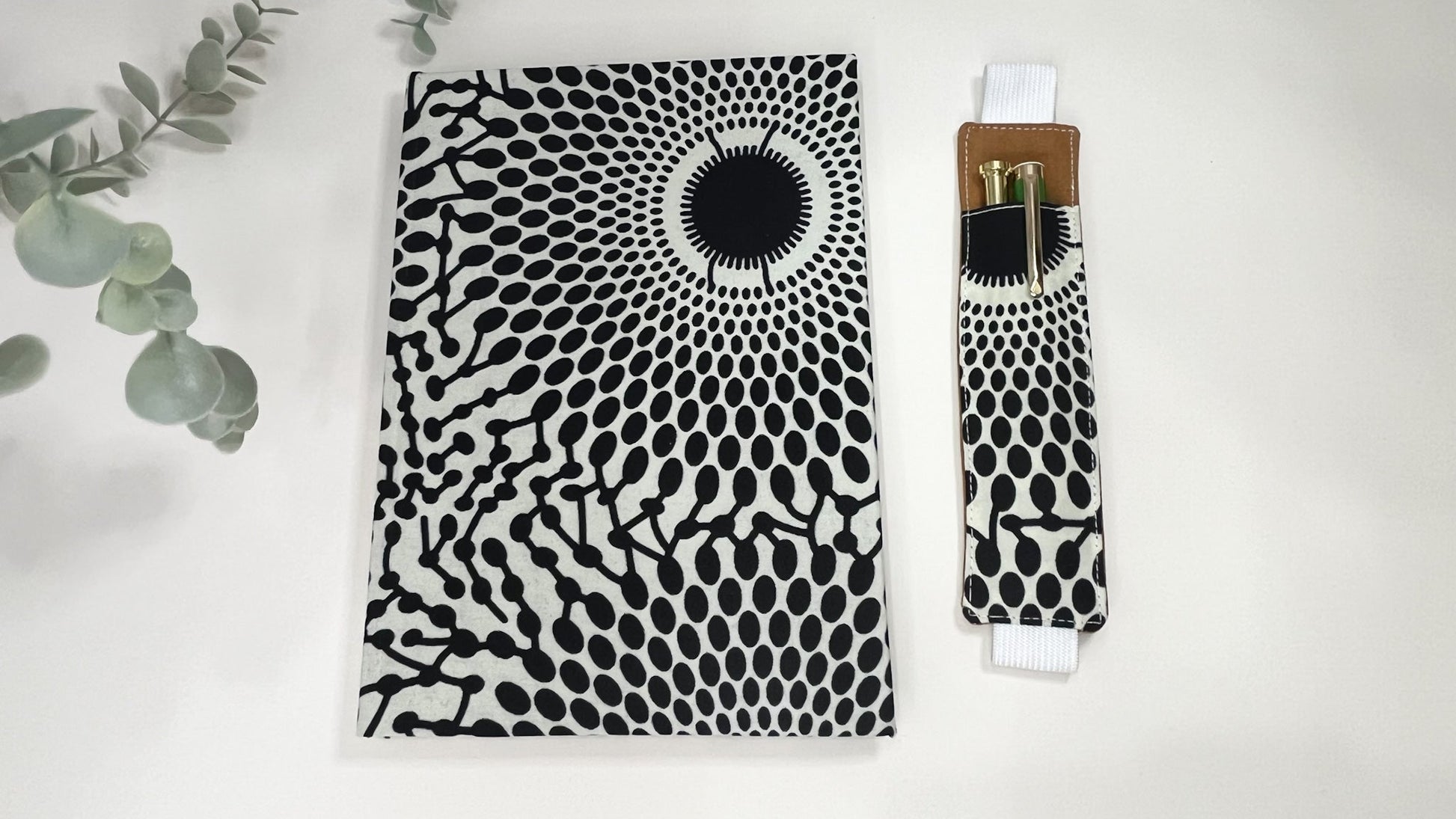 Black and White Print A5 Notebook - AmayiUK
