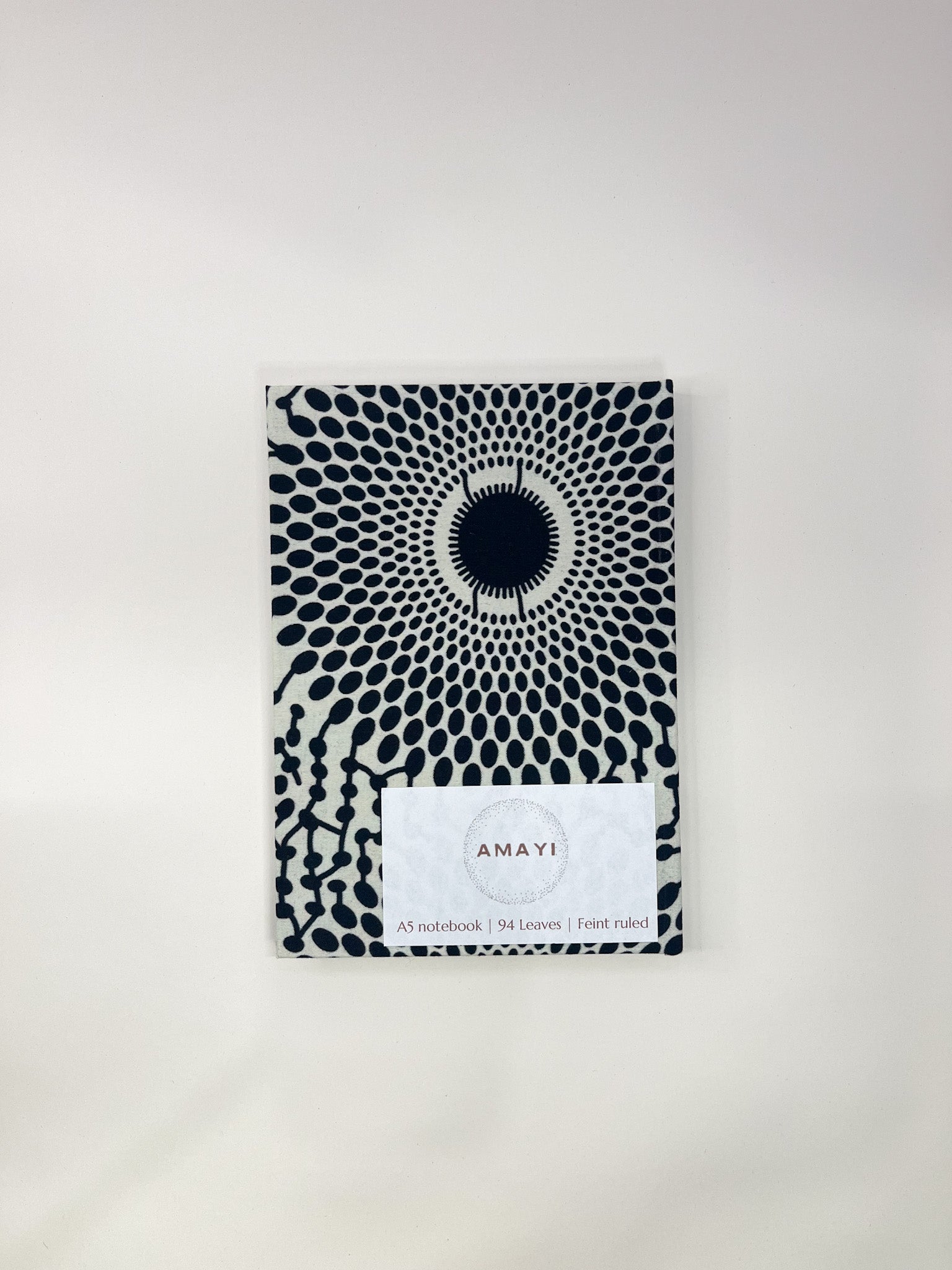 Black and White Print A5 Notebook - AmayiUK