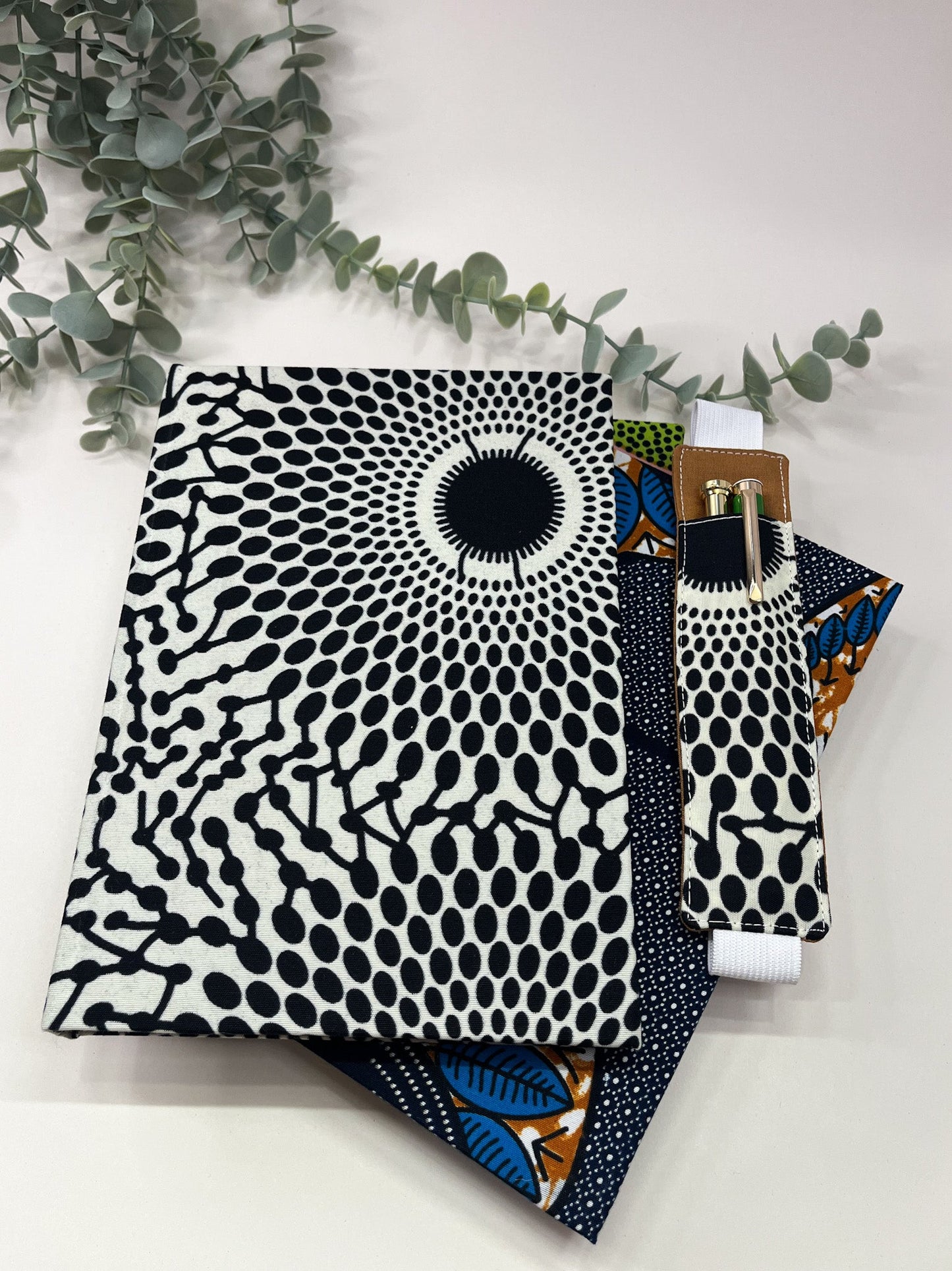 Black and White Print A5 Notebook - AmayiUK