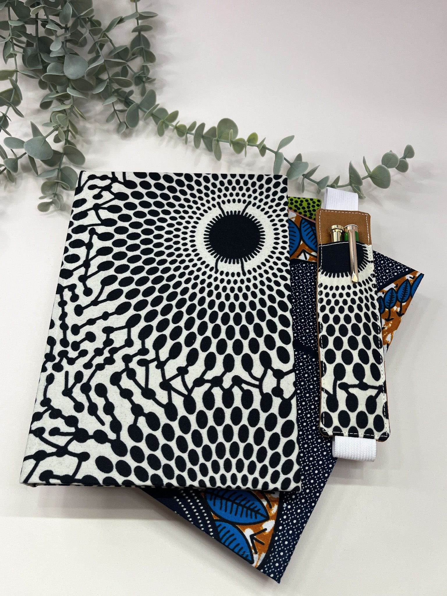 Black and White Print A5 Notebook - AmayiUK