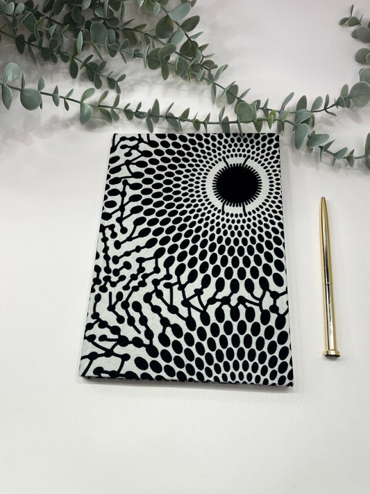 Black and White Print A5 Notebook - AmayiUK