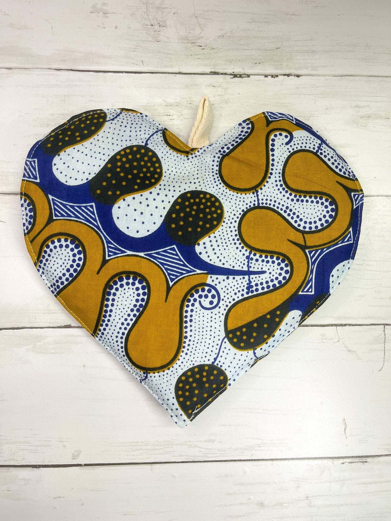 Cotton Heart Potholder - AmayiUK