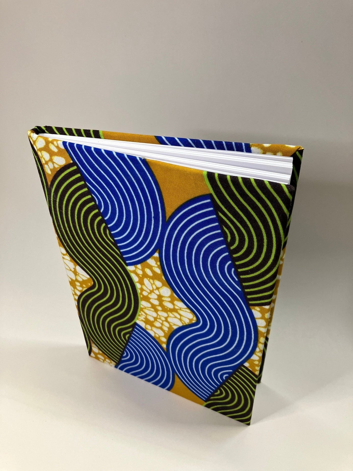 Fabric Covered Notebook | African Print Notebook | A5 Journal - AmayiUK