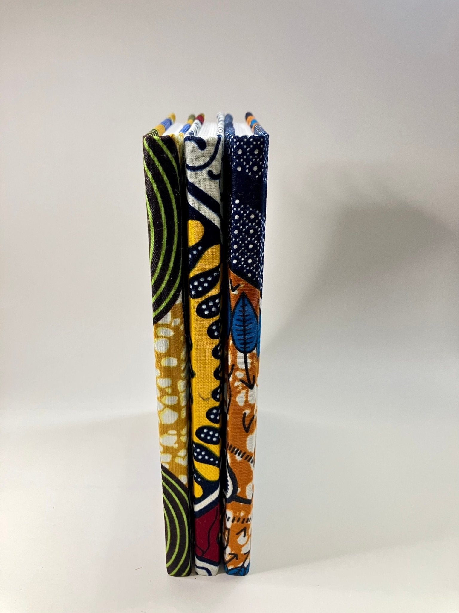 Fabric Covered Notebook | African Print Notebook | A5 Journal | Pink - AmayiUK