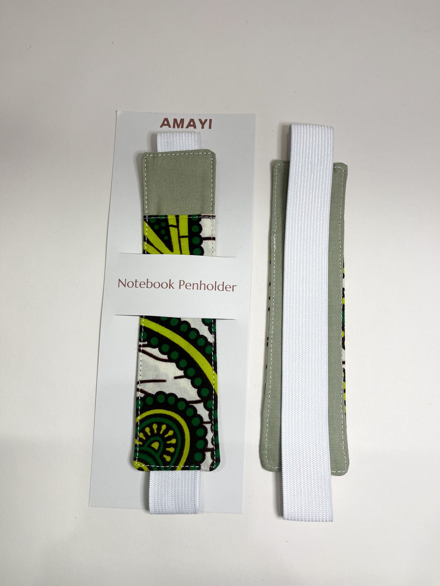 Green Notebook Pen Holder (A5 Fit) - AmayiUK