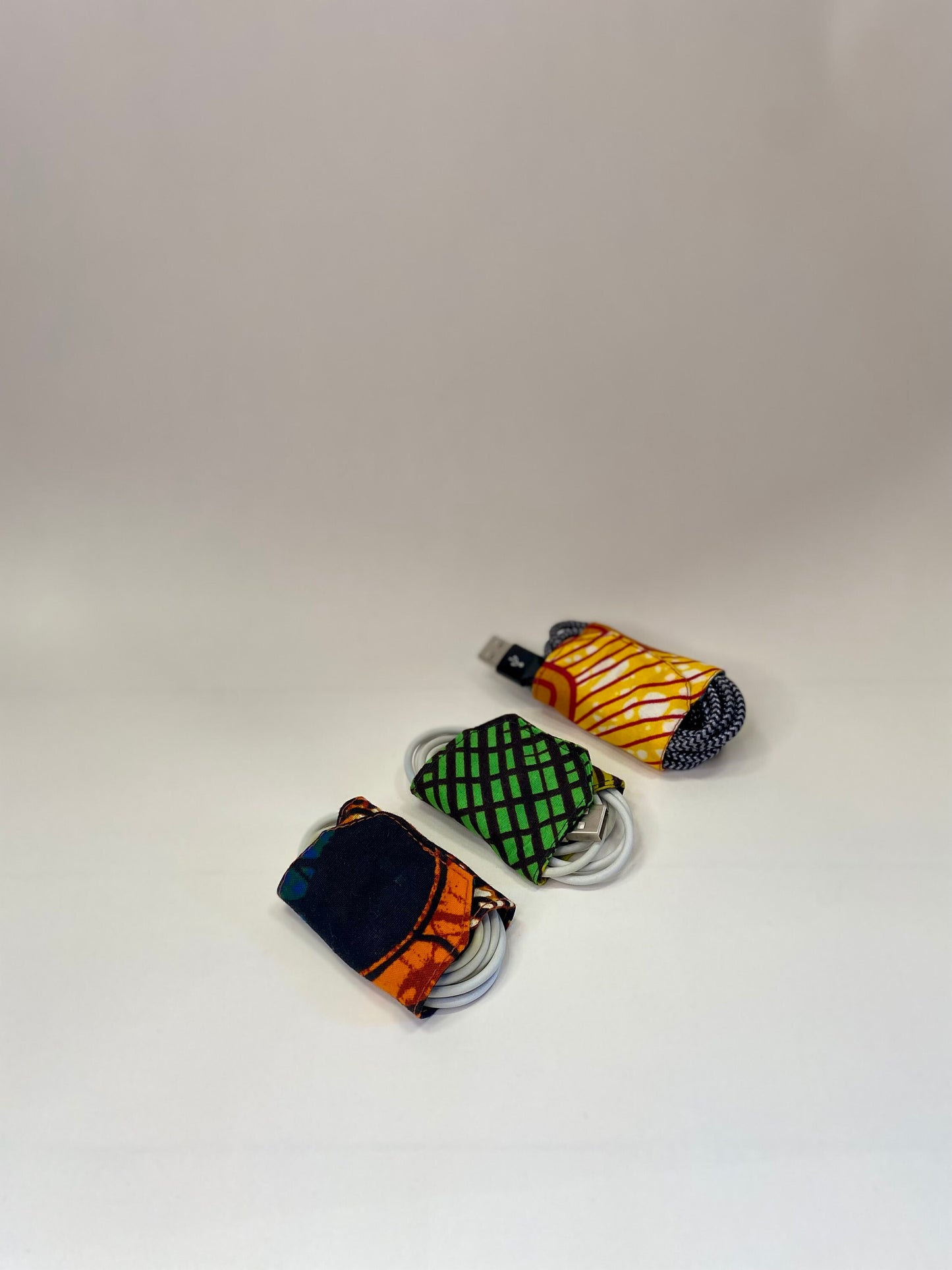 African Print Cable Organiser, Cable Tidy